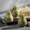 Moss Timber Pear Candles - Set Of 3