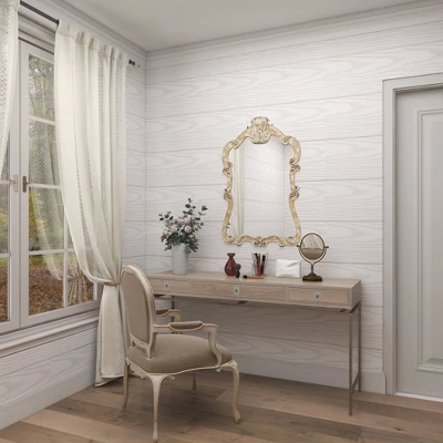 Wood Carved Acanthus Wall Mirror With Arched Top And Distressing Cream - Olivia & May 14 Wood Carved Acanthus Wall Mirror With Arched Top And Distressing Cream - Olivia & May - Image 12