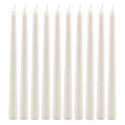 10" Taper Candle White - Stonebriar Collection -Home Decoration GUEST fbac22e4 d9c3 4dda 8234 e37438911d99