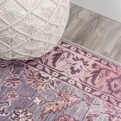 Victoria Ornate Persian All-Over Machine-Washable Area Rug - JONATHAN Y -Home Decoration GUEST fcebf43c f508 440a b1b2 0e5c8bc5f2b8
