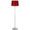 360 Lighting Abba Modern Floor Lamp Standing 66" Tall Brushed Nickel Silver Metal Red Satin Tapered Drum Shade For Living Room Bedroom Office House 2 360 Lighting Abba Modern Floor Lamp Standing 66" Tall Brushed Nickel Silver Metal Red Satin Tapered Drum Shade For Living Room Bedroom Office House -Home Decoration GUEST fd381f62 00cc 45f7 8a1f 8e593c032043