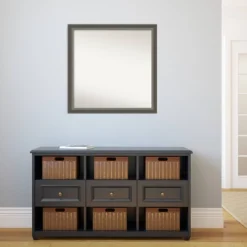 29" X 29" Non-Beveled Domus Dark Silver Wood Wall Mirror - Amanti Art 13 29" X 29" Non-Beveled Domus Dark Silver Wood Wall Mirror - Amanti Art -Home Decoration GUEST fdcd2476 9499 4795 8e88 856a9c69dfa6