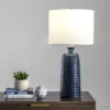 NuLOOM Flint 30" Ceramic Table Lamp