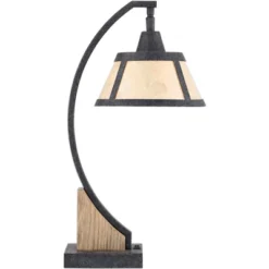 Franklin Iron Works Oak Rustic Farmhouse Desk Table Lamp 22" High Gray With USB And AC Power Outlet In Base Wash Mica Shade For Bedroom Living Room 15 Franklin Iron Works Oak Rustic Farmhouse Desk Table Lamp 22" High Gray With USB And AC Power Outlet In Base Wash Mica Shade For Bedroom Living Room -Home Decoration GUEST ff283c05 72b9 4d8a 87ae 857825b788b0