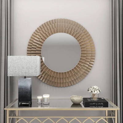 Wood Starburst Wall Mirror Silver - Olivia & May 13 Wood Starburst Wall Mirror Silver - Olivia & May - Image 11